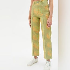 Lisa Says Gah UO Exclusive Vintage-Style Printed Robyn Jean Size 28